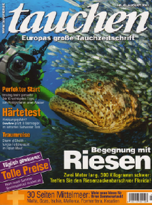 Cover image for the Tauchen 8/2011 feature
