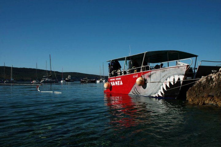 Manta boat moored near Komiža